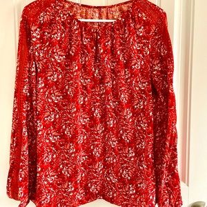Bright and printed top